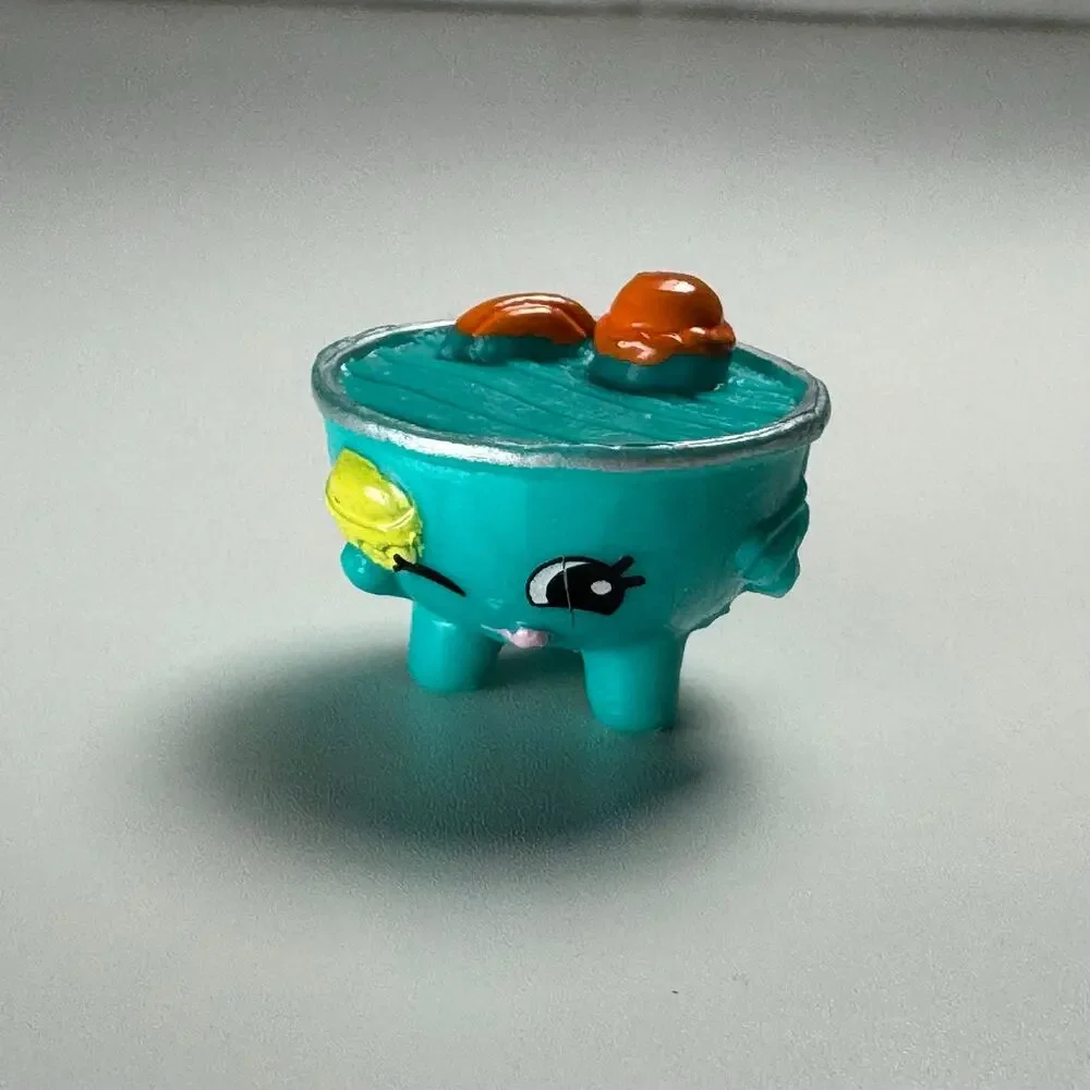 Shopkins Figurine Barb B Que BBQ Turquoise Teal Blue Green Season 5 #5-021